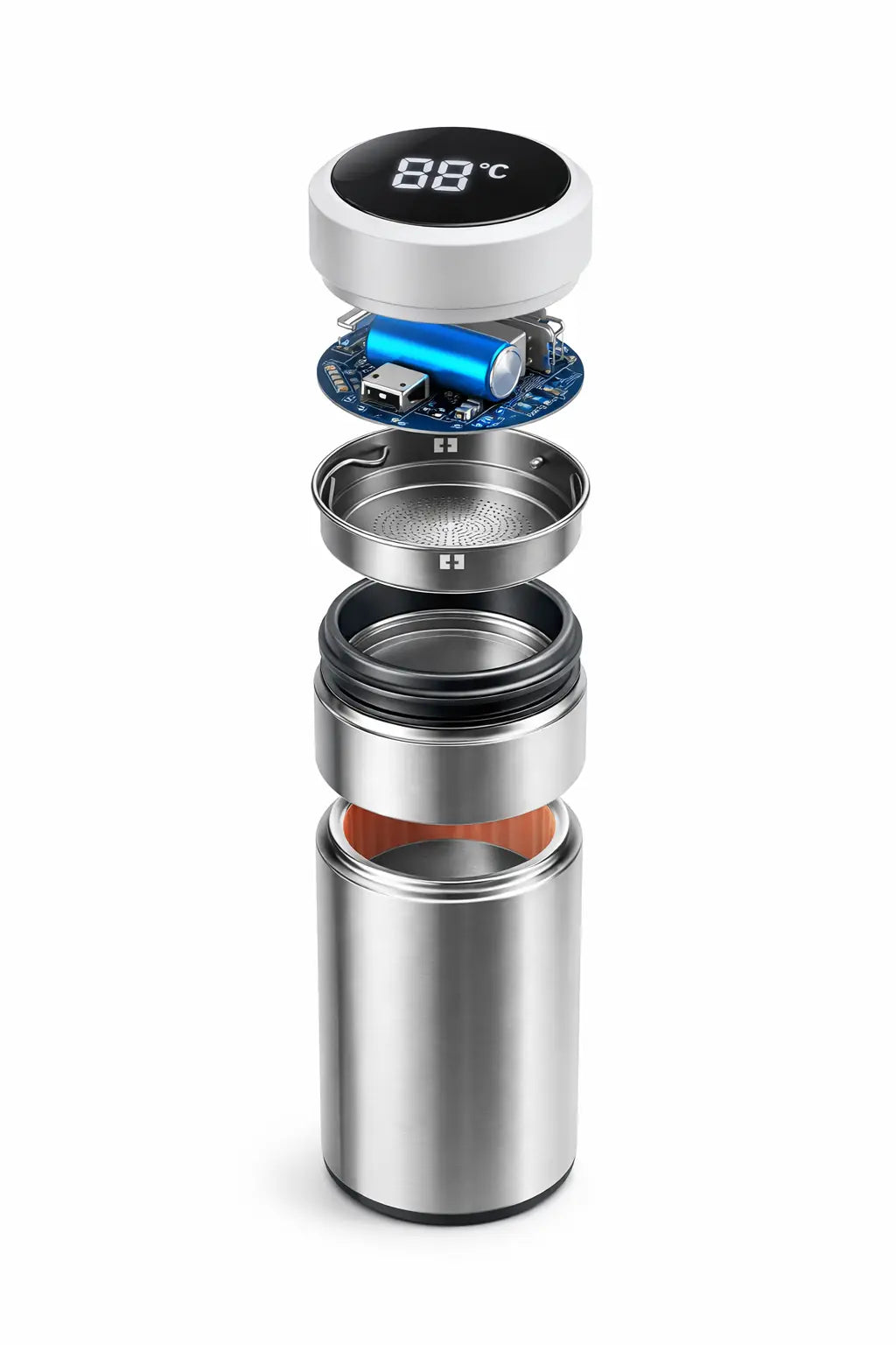 Thermizoo™ Smart Display Thermos bottle Thermizoo