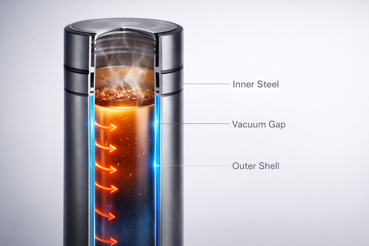 Double-Layer Vacuum Insulation Core